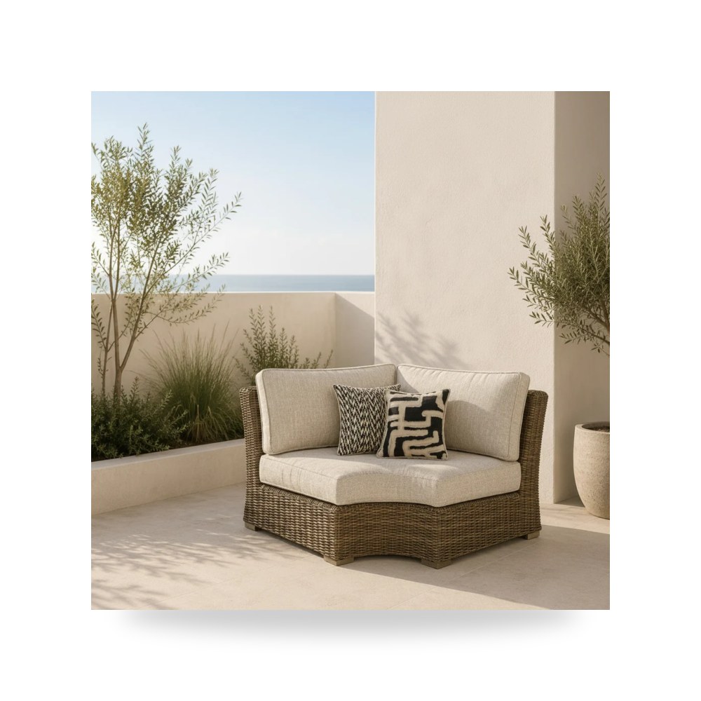 كراسي ومقاعد فاخرة - وسادة Corner Ashley معتمد - طراز P791-851