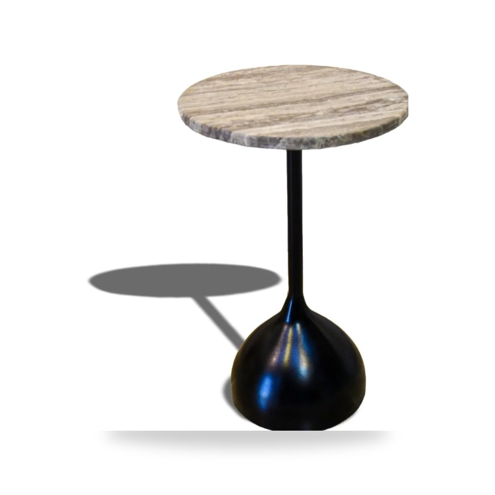مرآة ديكور جدارية طاولة جانبية أسود Royal Furniture موديل RF
