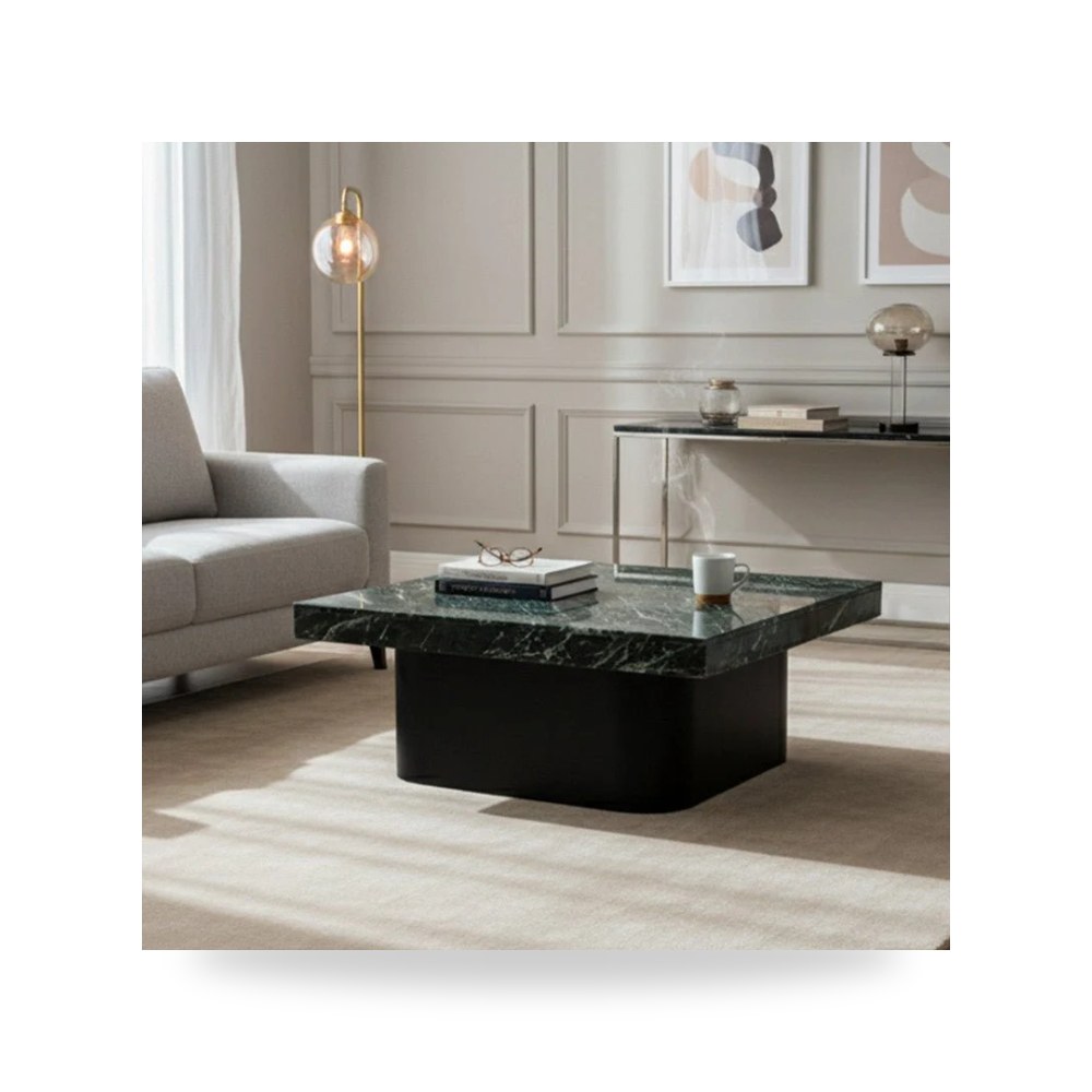 طاولة قهوة صالة رخام أبيض Royal Furniture