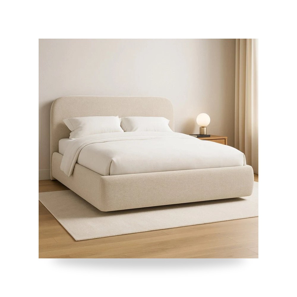 سرير نوم رمادي Royal Furniture موديل RF HJ524