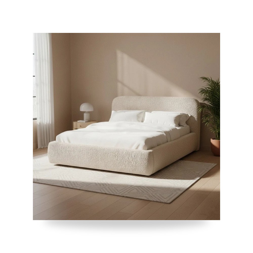 سرير خشب بيج أصلي معتمد Royal Furniture
