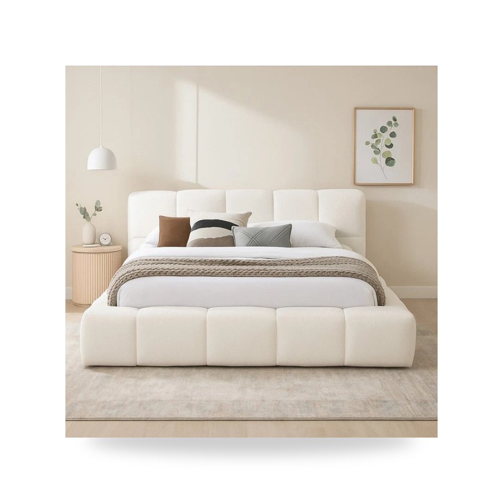 سرير نوم أبيض Royal Furniture موديل RF HJ507
