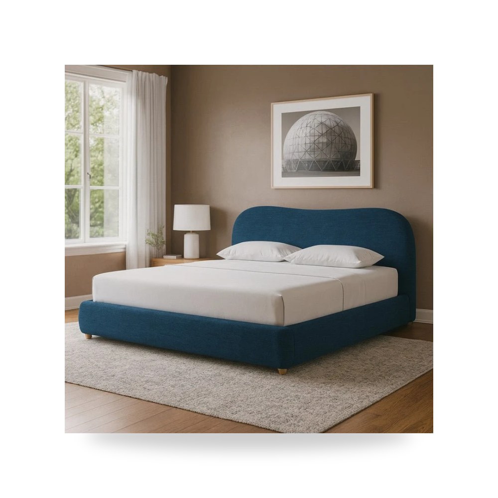 سرير نوم أزرق Royal Furniture موديل RF HJ491