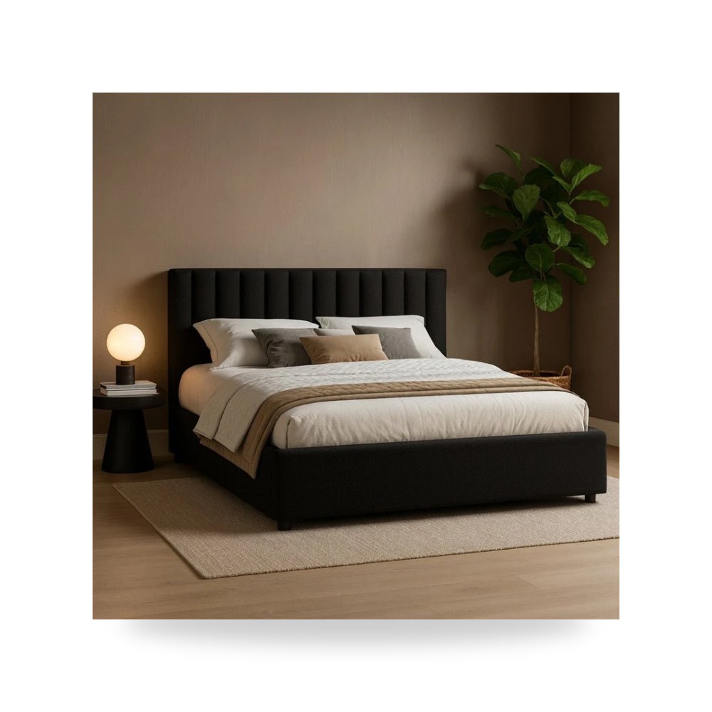 سرير نوم أسود Royal Furniture موديل RF HJ471