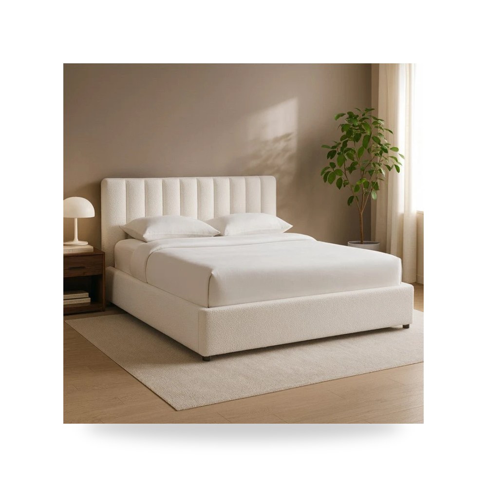 سرير نوم أبيض Royal Furniture موديل RF HJ467