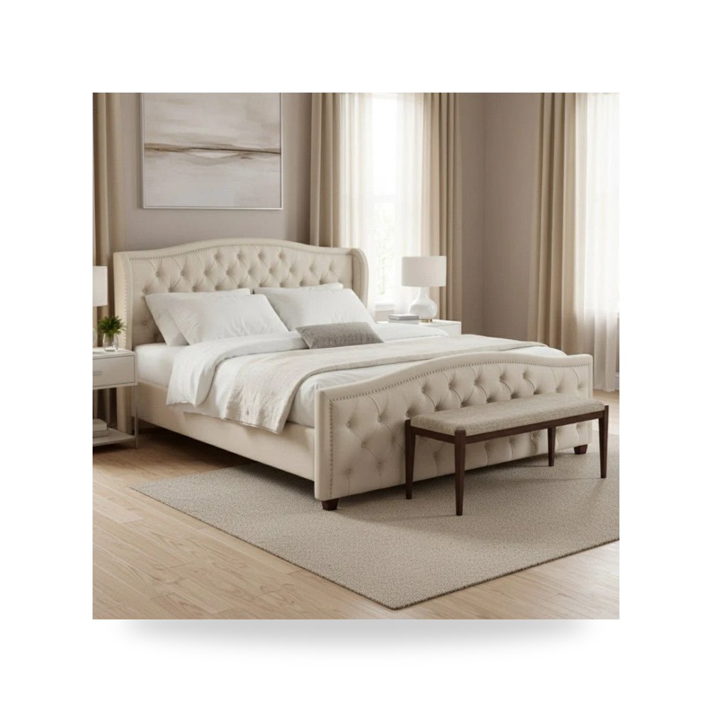 سرير أكويليرا يمنح غرفة النوم حضورًا فاخرًا Royal Furniture