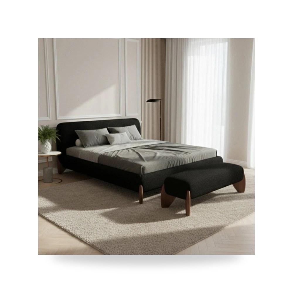 سرير غرفة نوم أسود Royal Furniture