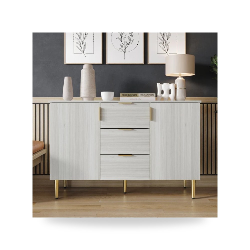 طاولة بوفيه خشبية بتصميم بسيط وعصري تمنح Royal Furniture