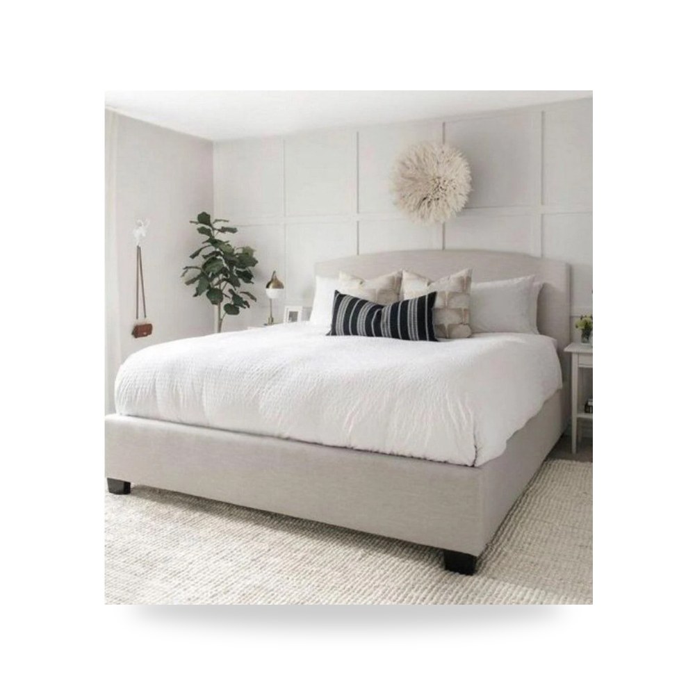 سرير نوم رمادي Royal Furniture موديل RF HJ294
