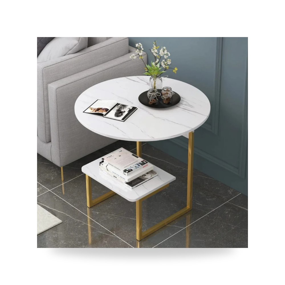 قطع أثاث وديكور منزلي - طاولة جانبية أبيض Royal Furniture موديل RF - طراز RF-HJ288