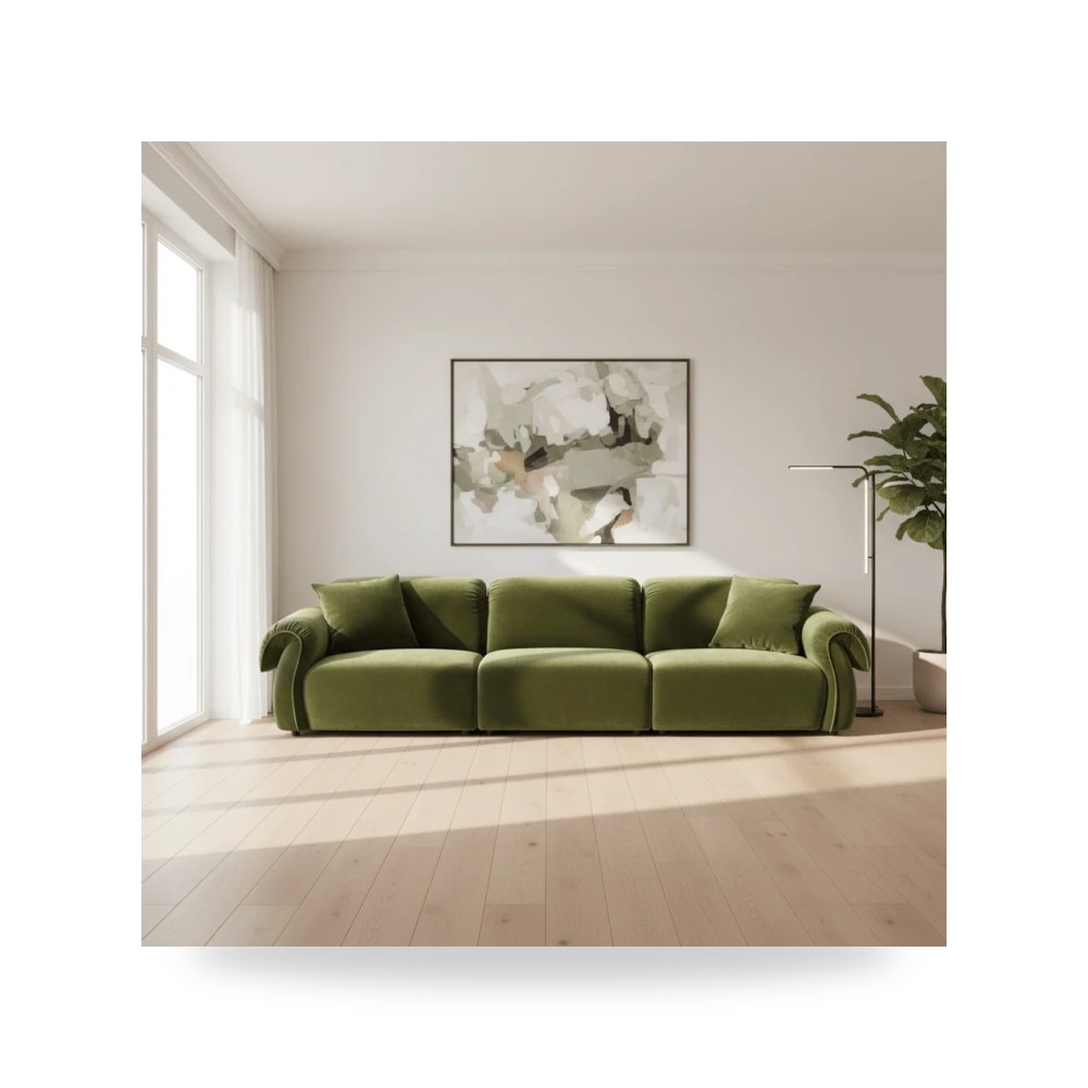 كنب أريكة أخضر Royal Furniture