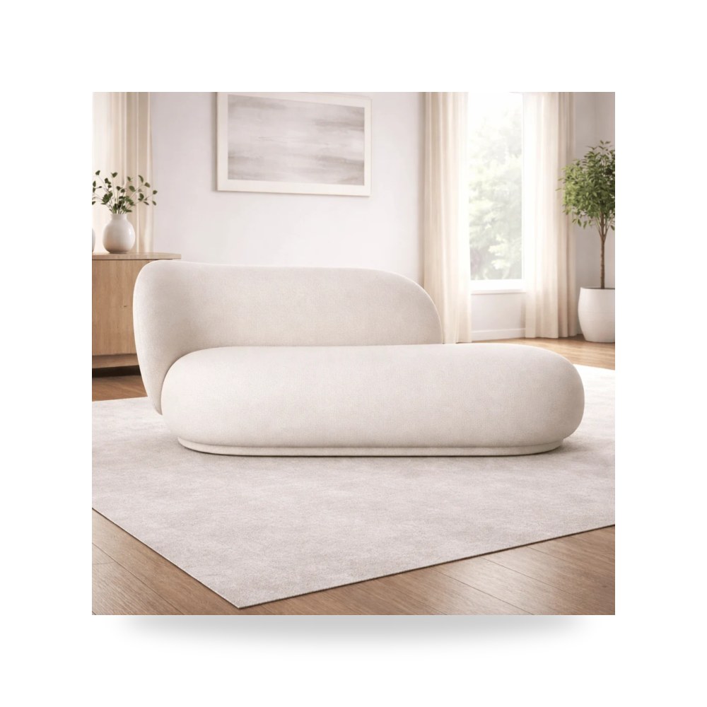 كنب أريكة أبيض Royal Furniture موديل RF HJ266