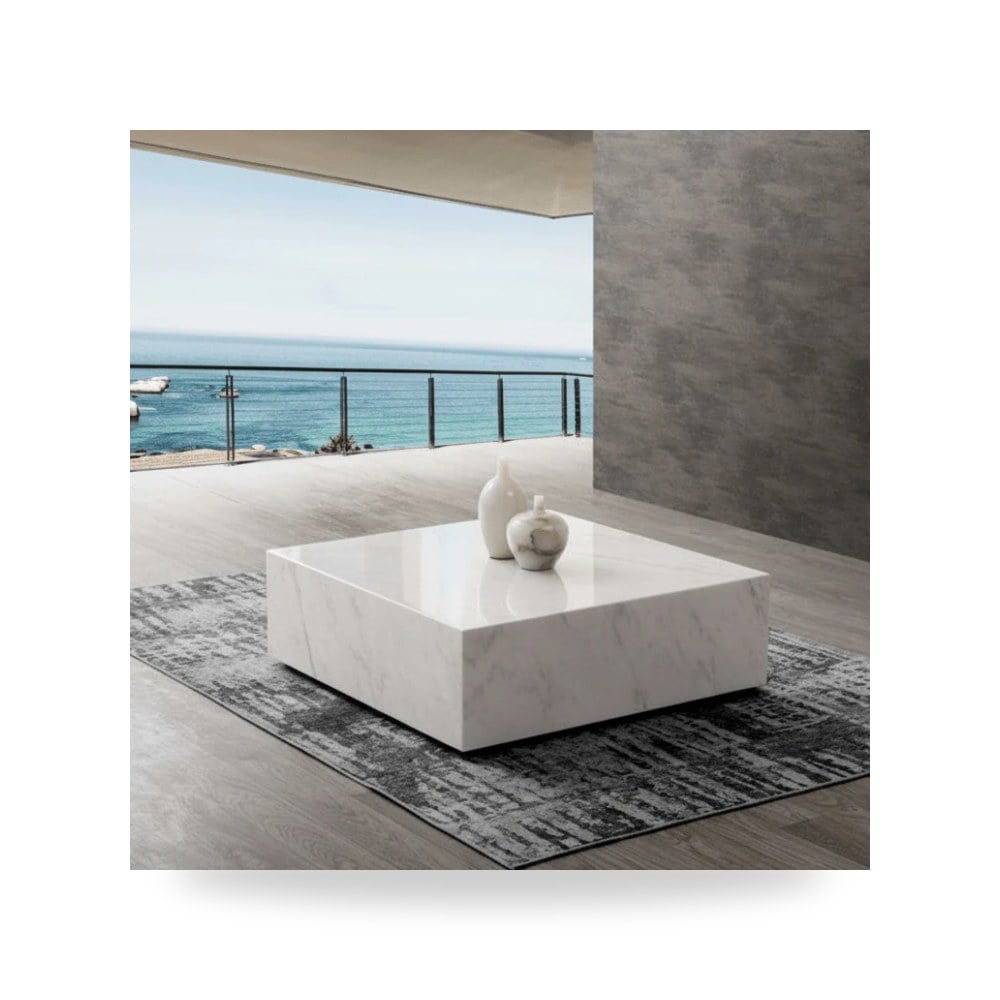 مرآة ديكور جدارية طاولة قهوة أسود 110×110 موديل RF-HJ228 Royal Furniture