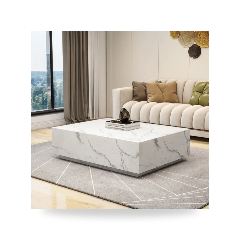 مرآة ديكور جدارية طاولة قهوة أسود 150×100 موديل RF-HJ227 Royal Furniture