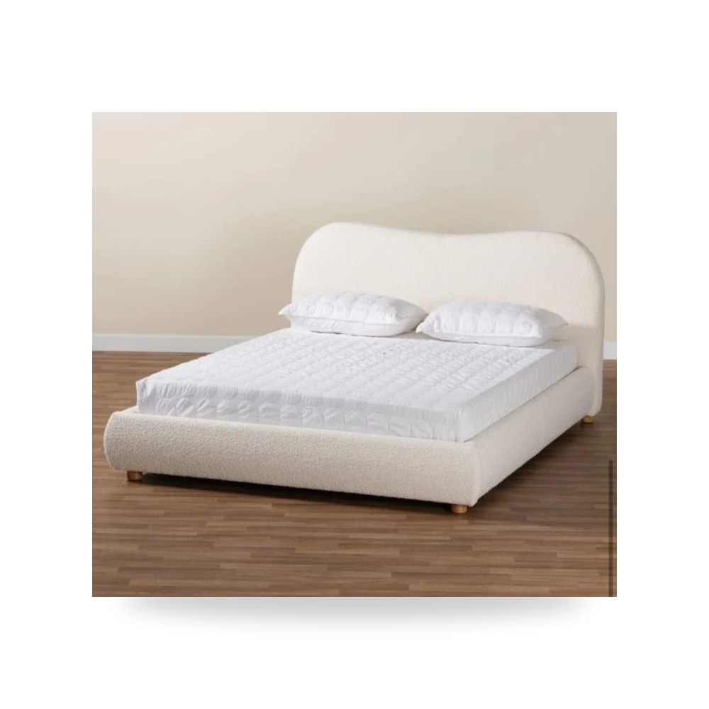 سرير نوم أبيض Royal Furniture موديل RF HJ161