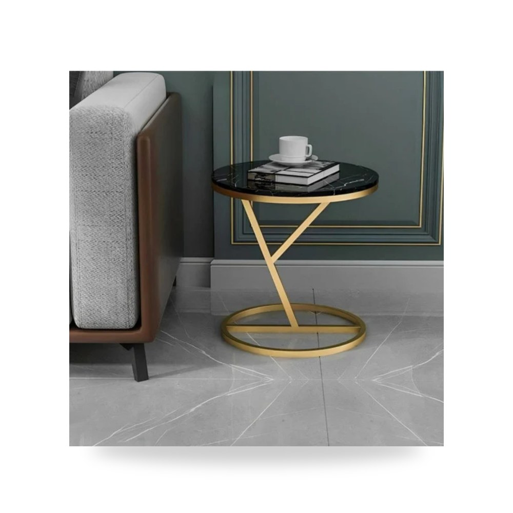 طاولة مدخل جانبية عصرية مقاس 40×55 سم لون أسود Royal Furniture