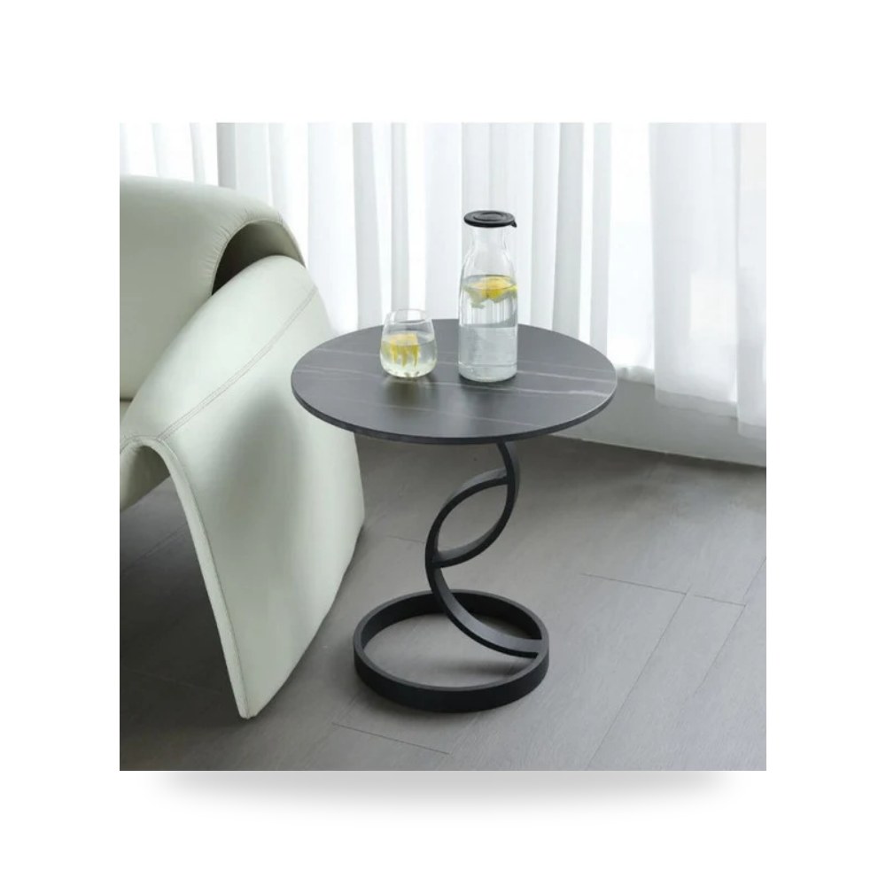 مصباح طاولة ديكوري - طاولة جانبية أسود Royal Furniture موديل RF - طراز RF-HJ117