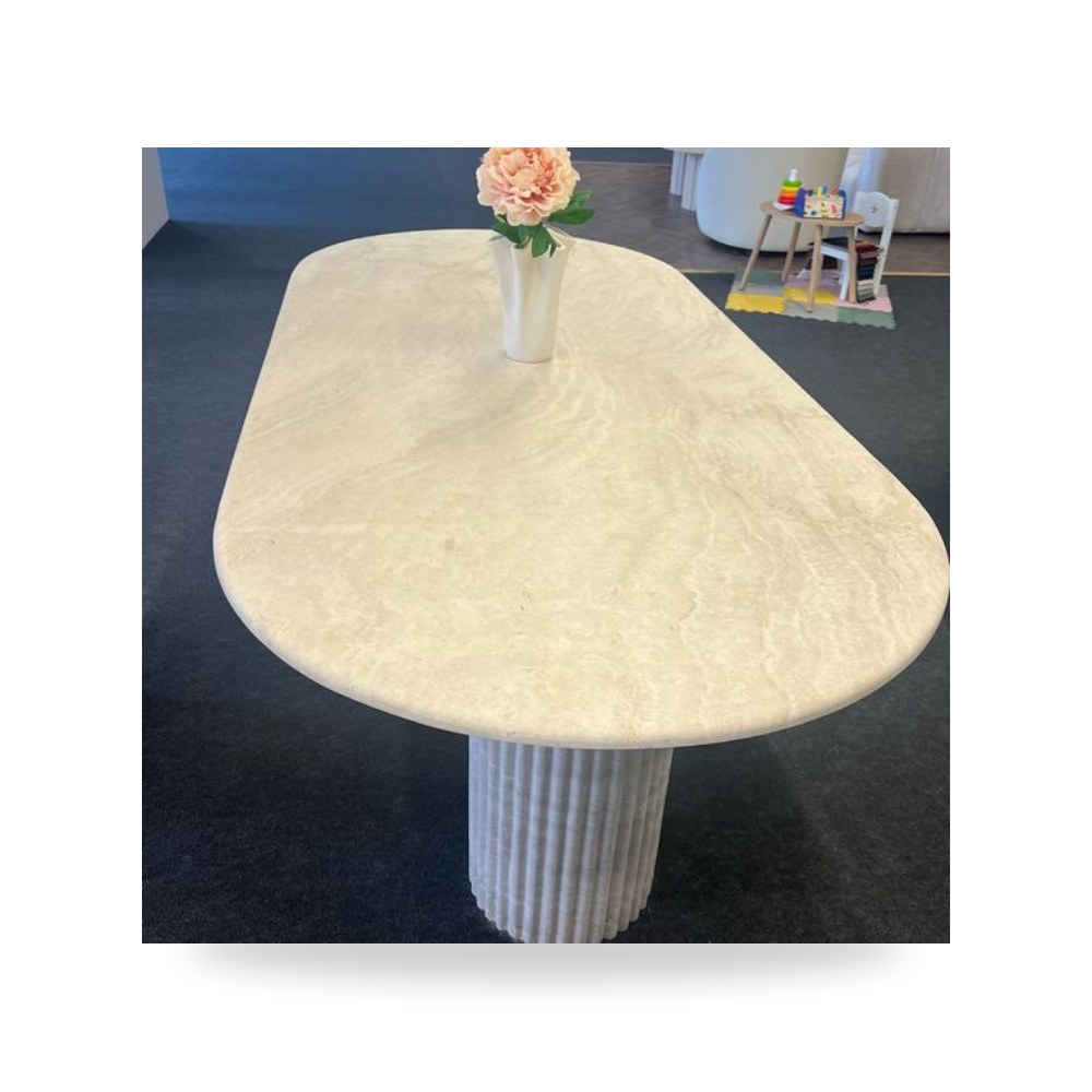 طاولة طعام أبيض 220×100 موديل RF-HJ111 Royal Furniture