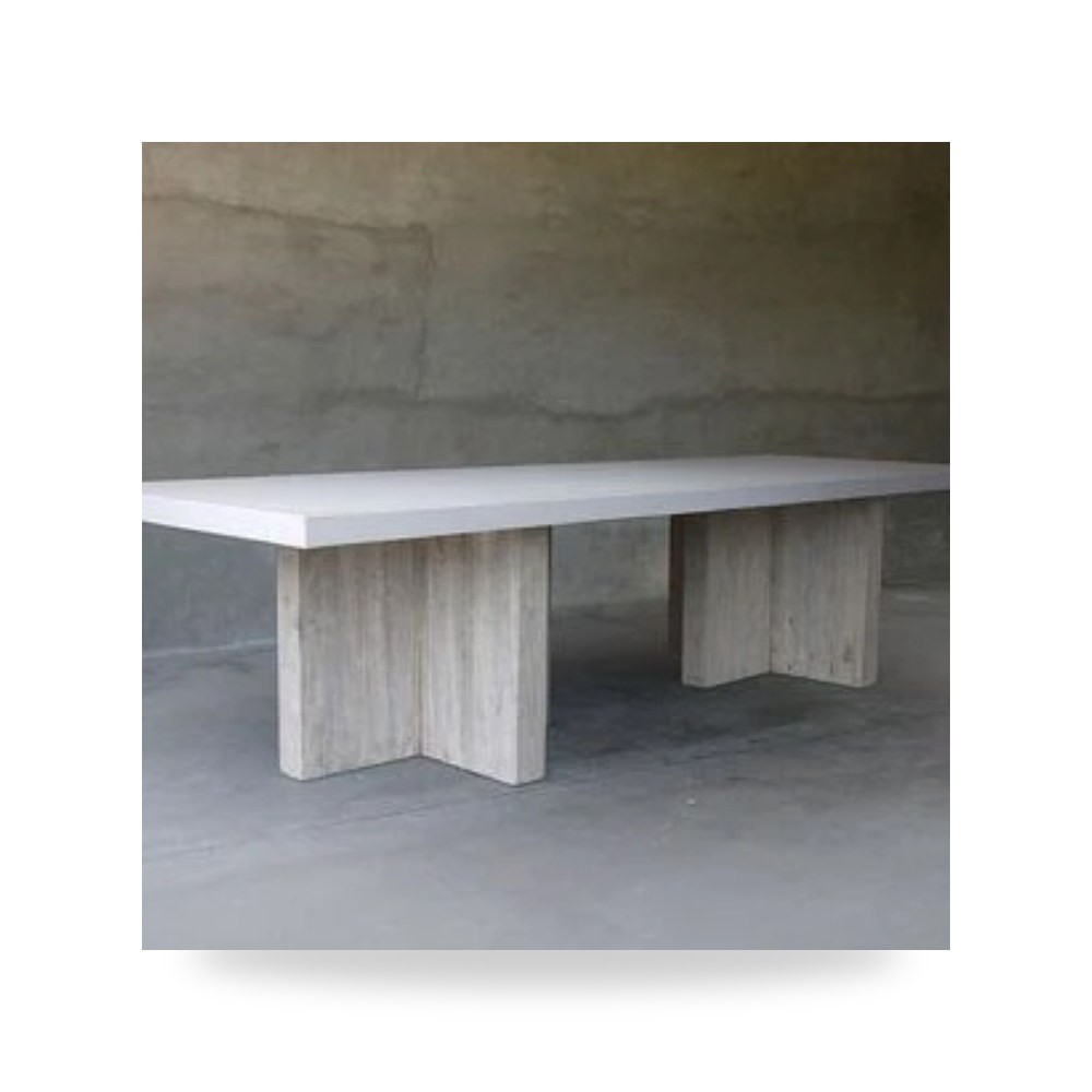 طاولة طعام أبيض 250×110 موديل RF-HJ106 Royal Furniture