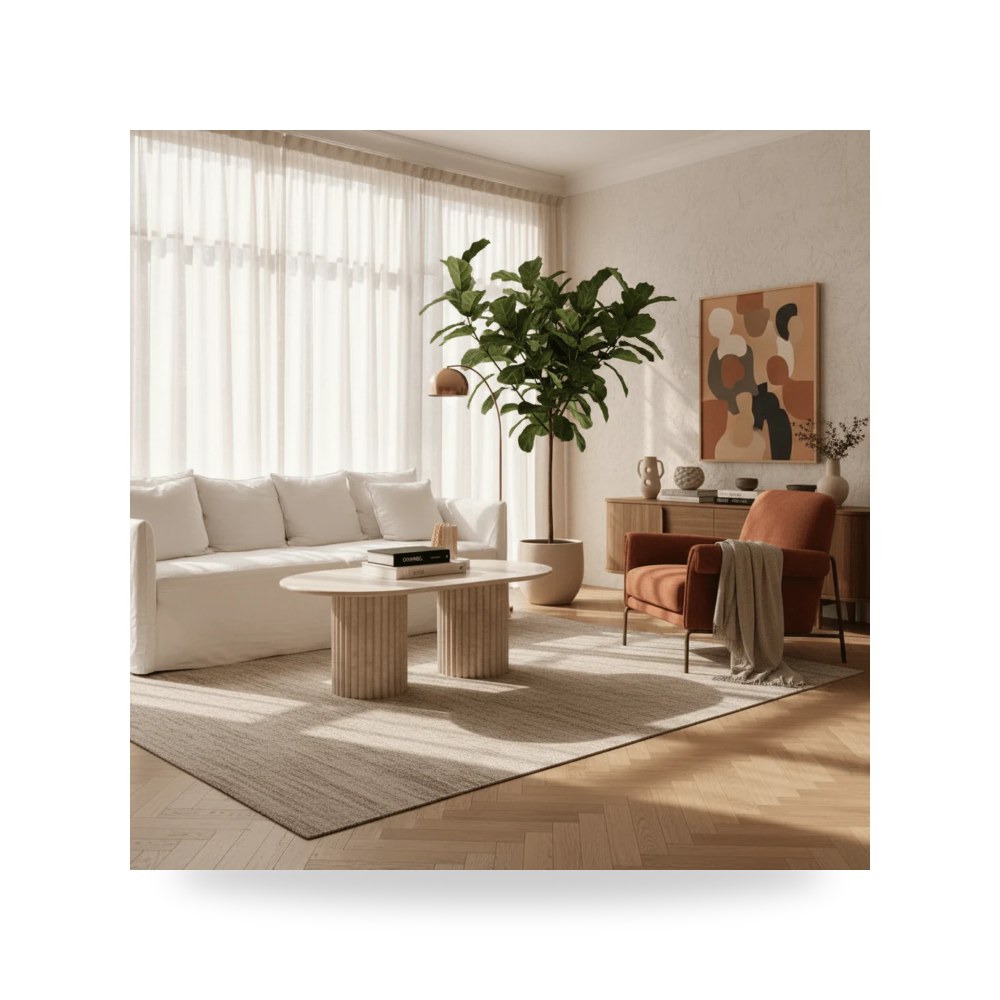 مرآة ديكور جدارية طاولة قهوة بيج 150×70 موديل RF-HJ96 Royal Furniture