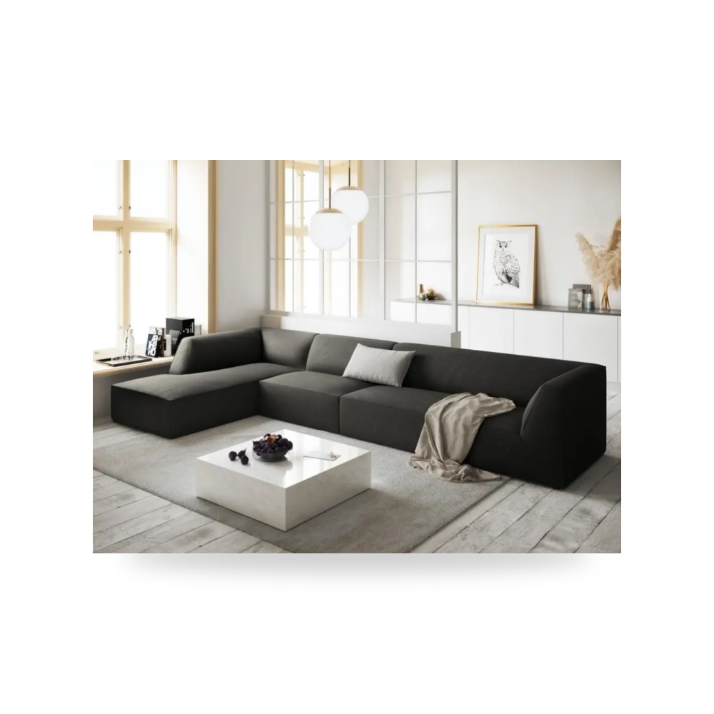 أريكة قطيفة Royal Symphony L Shape 280×200 Royal Furniture موديل RF-HJ90