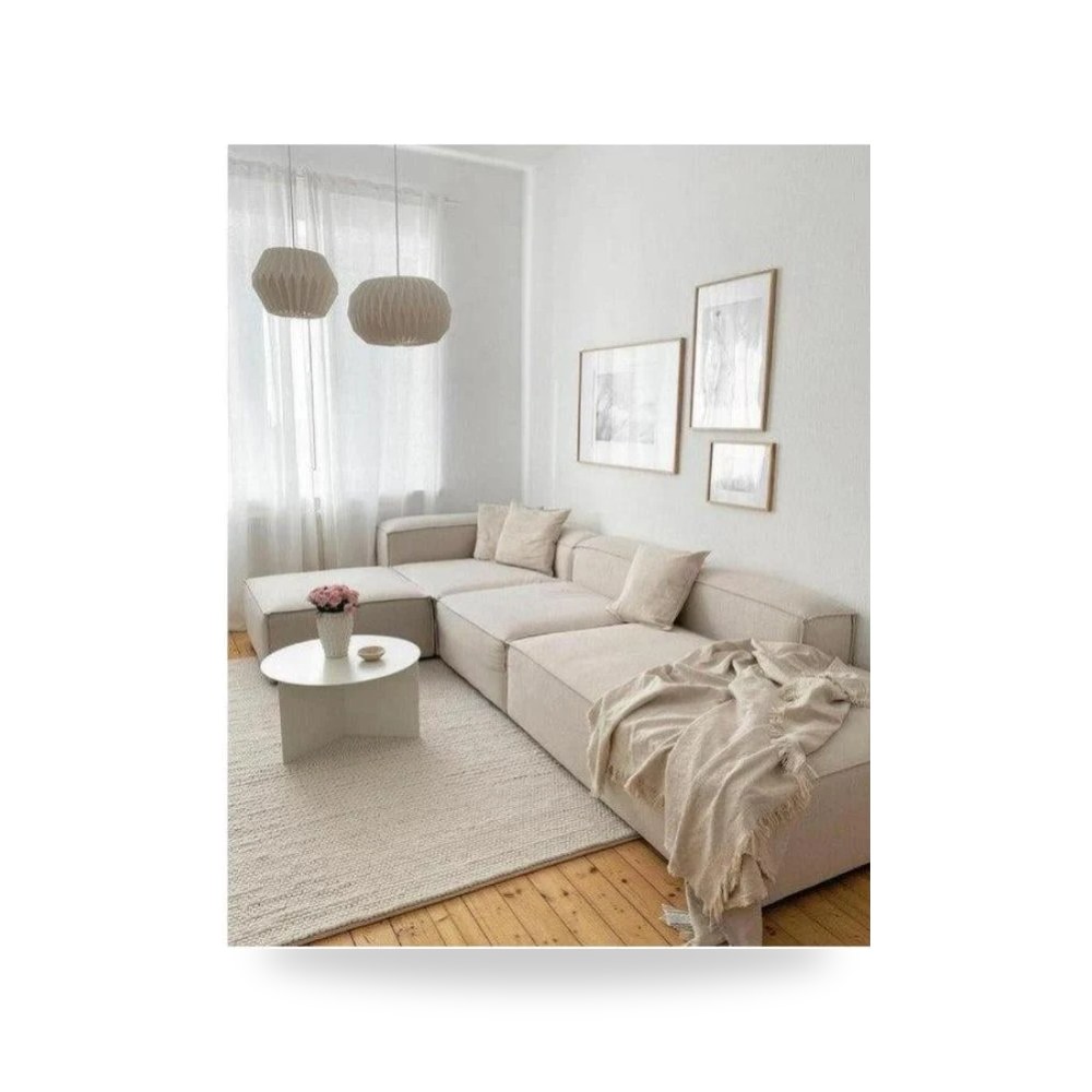 أريكة بيج Royal Regal 310×180 Royal Furniture موديل RF-HJ41
