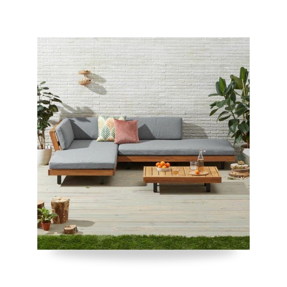 طاولة حدائق خارجية - طاولة رمادي Royal Outdoor 250×250 - من Royal Furniture