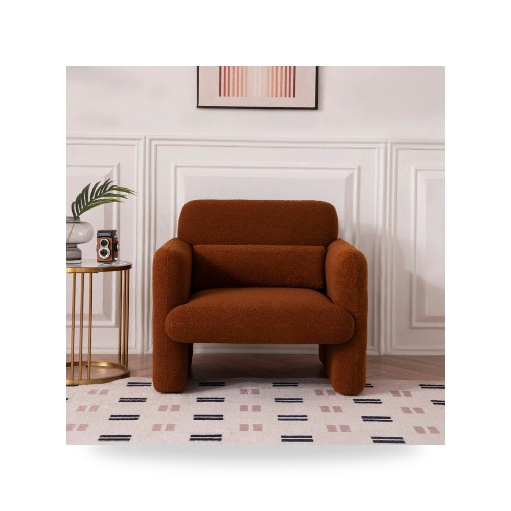 كرسي بذراعين حديث بتصميم عصري وأنيق، مصنوع من Royal Furniture موديل RF-HJ12