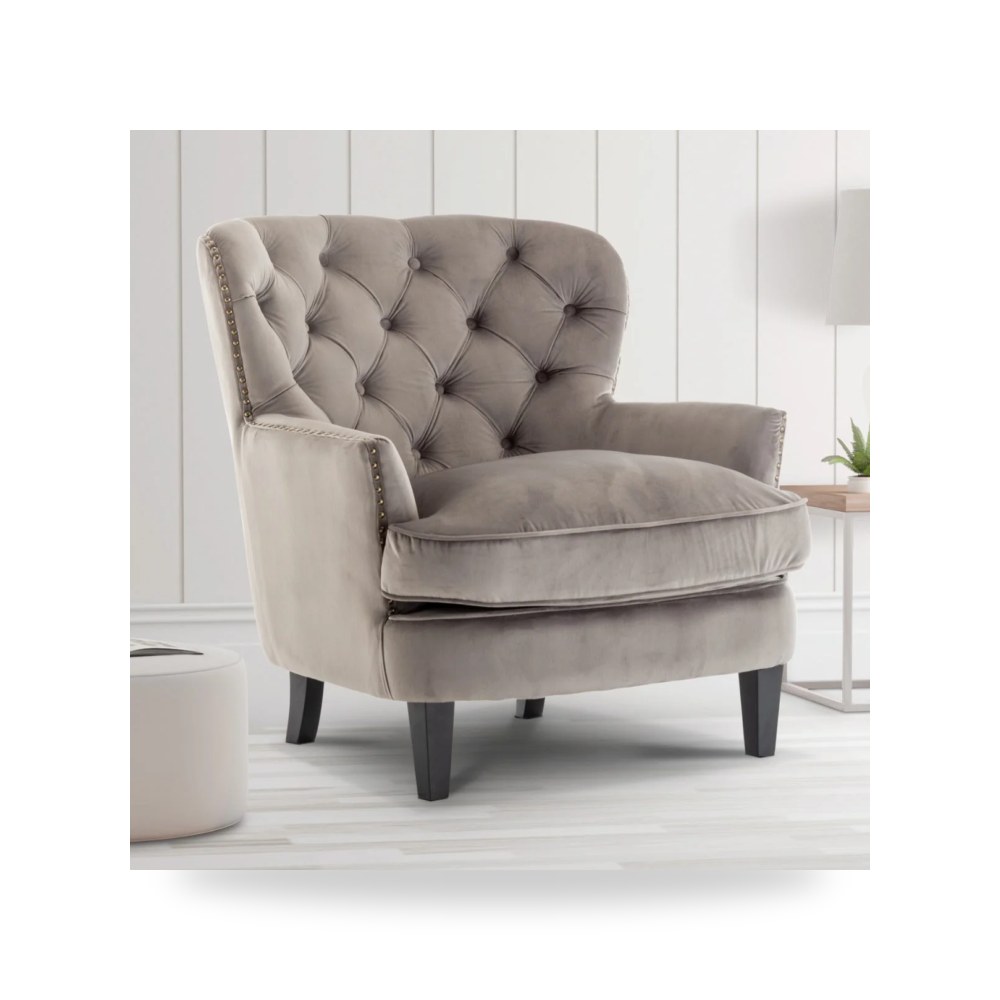 كرسي بذراعين حديث بتصميم عصري وأنيق، مصنوع من Royal Furniture موديل RF-HJ11