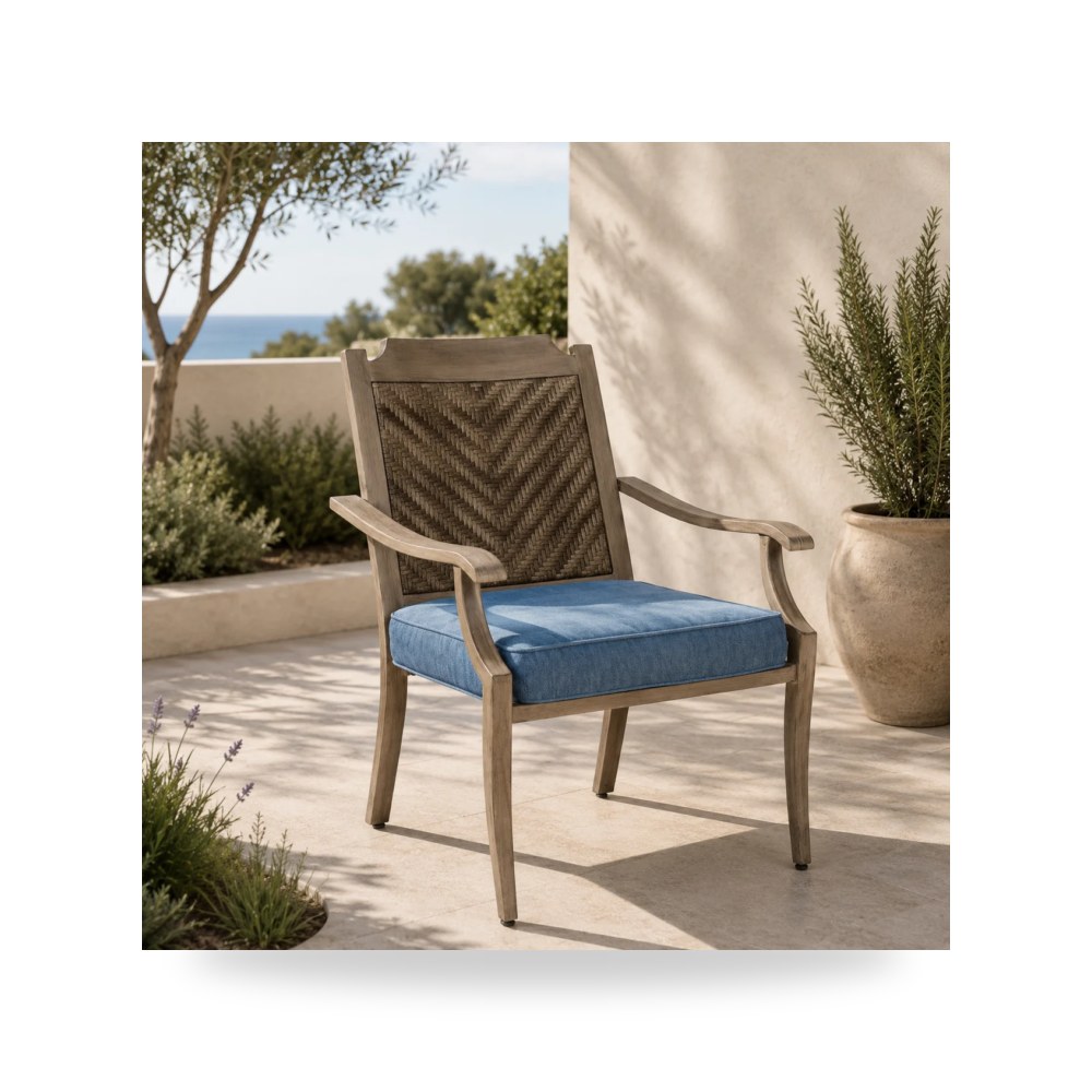 كرسي جلوس بتصميم أنيق - Chair with Cushion - طراز P556-601A