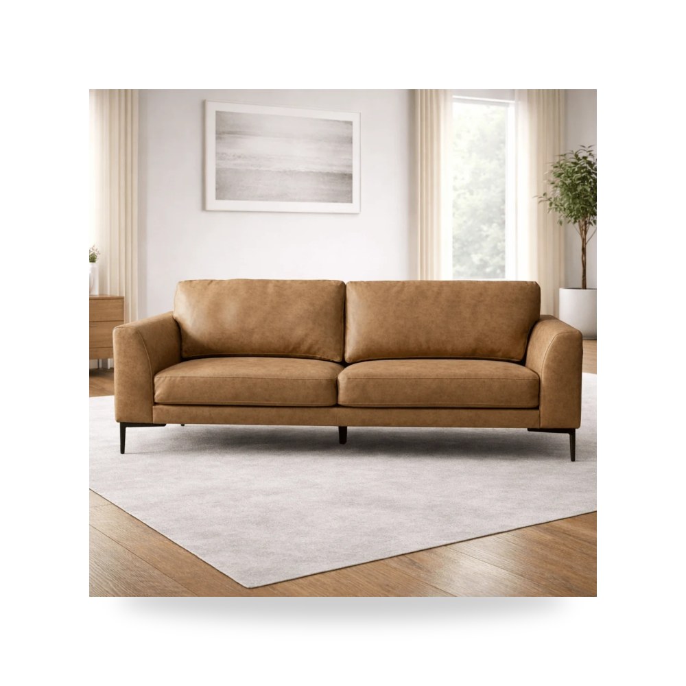 كراسي ومقاعد فاخرة - أريكة بني Dallas - طراز WHC04338V