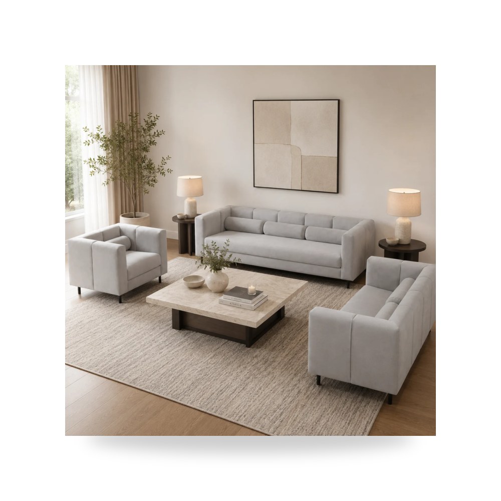 كراسي ومقاعد فاخرة - أريكة Lumber - طراز OD20042-SET