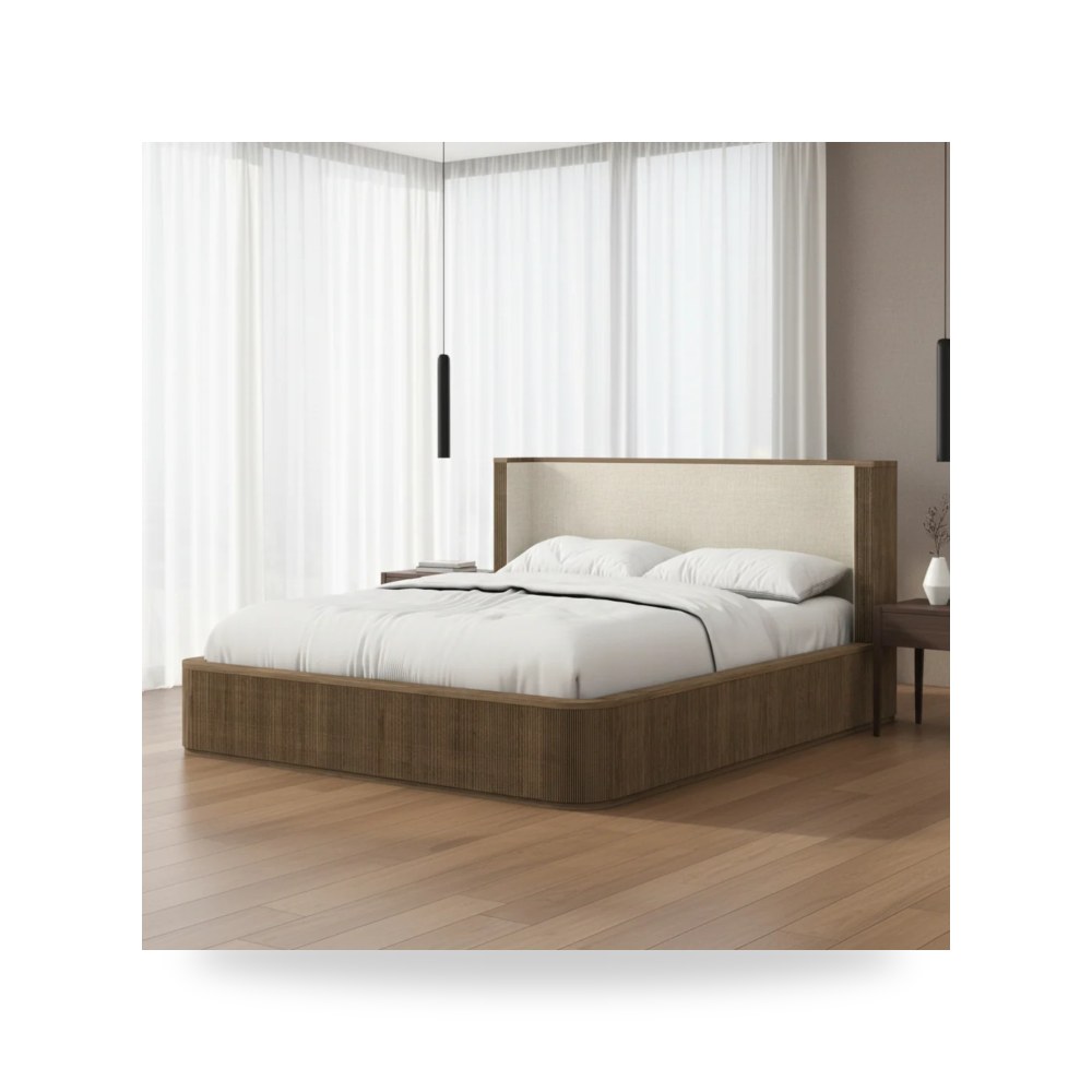 سرير نوم فاخر - سرير نوم موديل R1705 B0000BED - طراز R1705-B0000BED