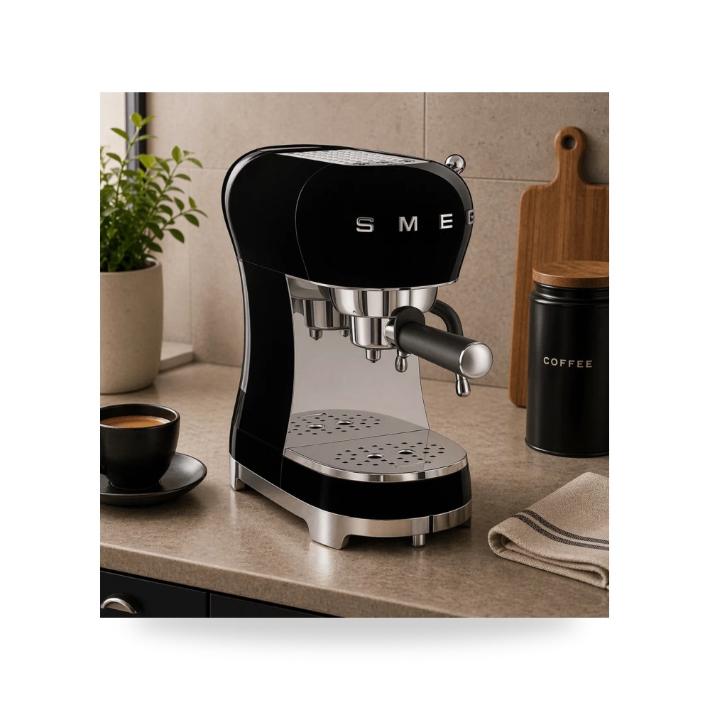 Coffee Machines أسود SMEG