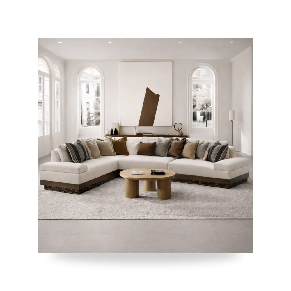 كنب زاوية وأريكة مقطعية فاخرة مفروشات الرقيب AlRugaib Furniture