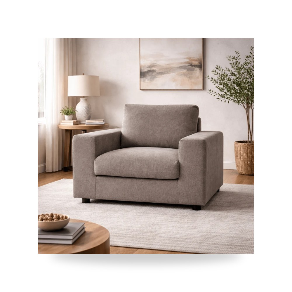 كرسي جلوس بتصميم أنيق - كرسي بني Bresca - طراز R2270-001222
