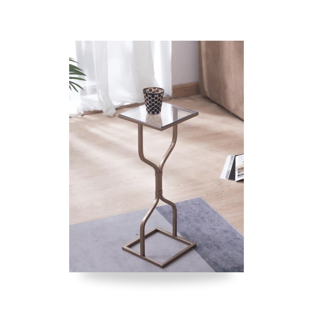 طاولة جانبية زجاج Hour Crestview