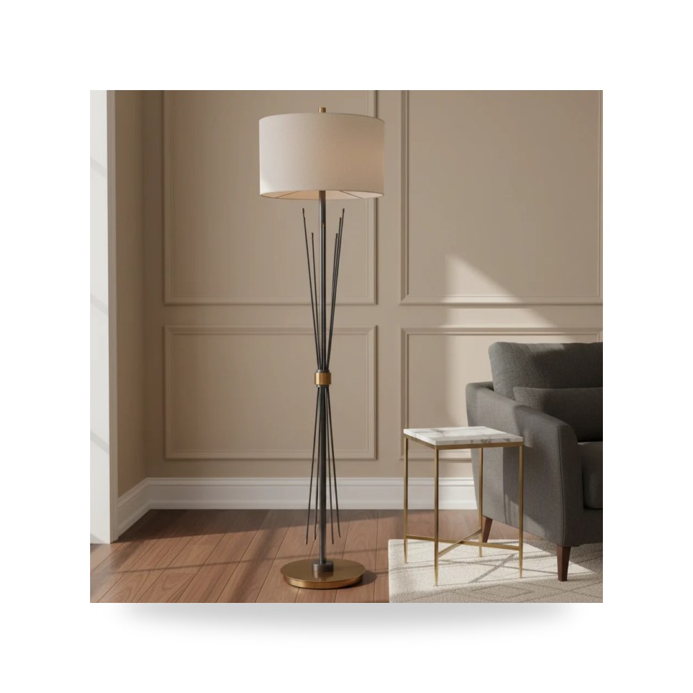 مصباح أرضي ستاند ديكوري فاخر أترموست (Uttermost)