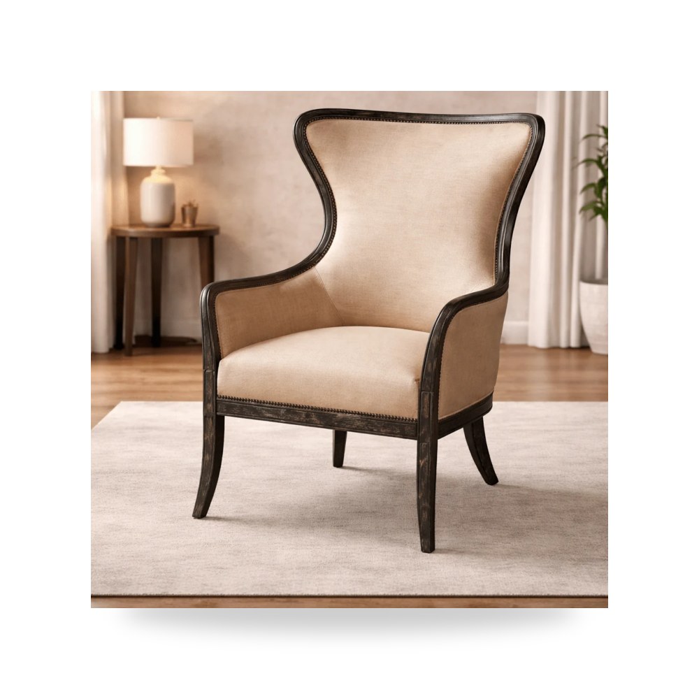 كرسي جلوس بتصميم أنيق - كرسي Zander Uttermost معتمد - طراز 23051-UTT