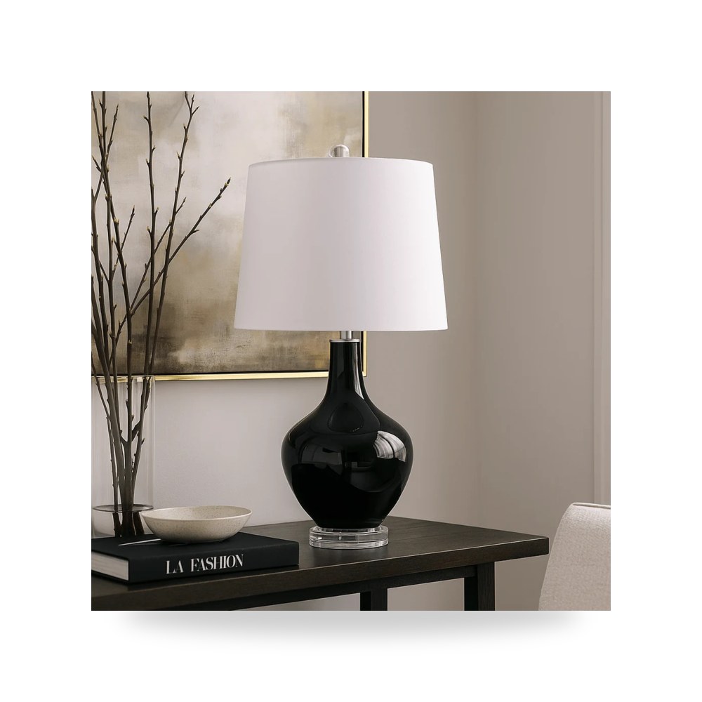 مصباح طاولة زجاج أخضر TEARDROP LAMP, GREEN من ساج بروك هوم Sagebrook Home موديل 50012-06