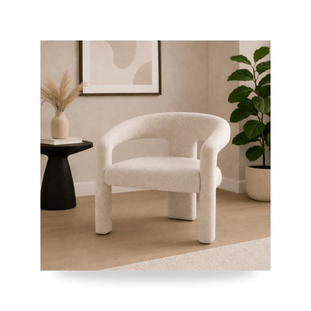 كرسي طعام فاخر - Muse Beige Grey Dining Chair - طراز RF-2143-D7174G