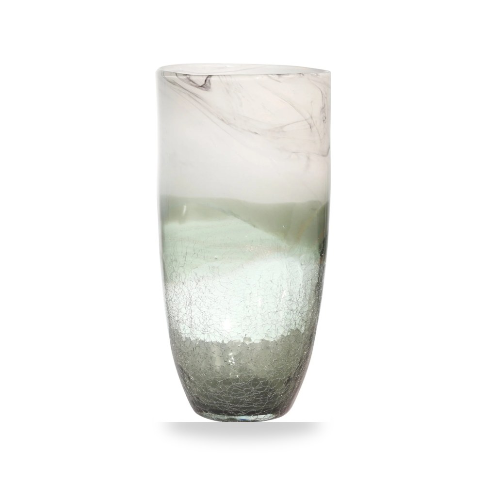 زجاج رمادي SMOKEY VASE, Sagebrook Home