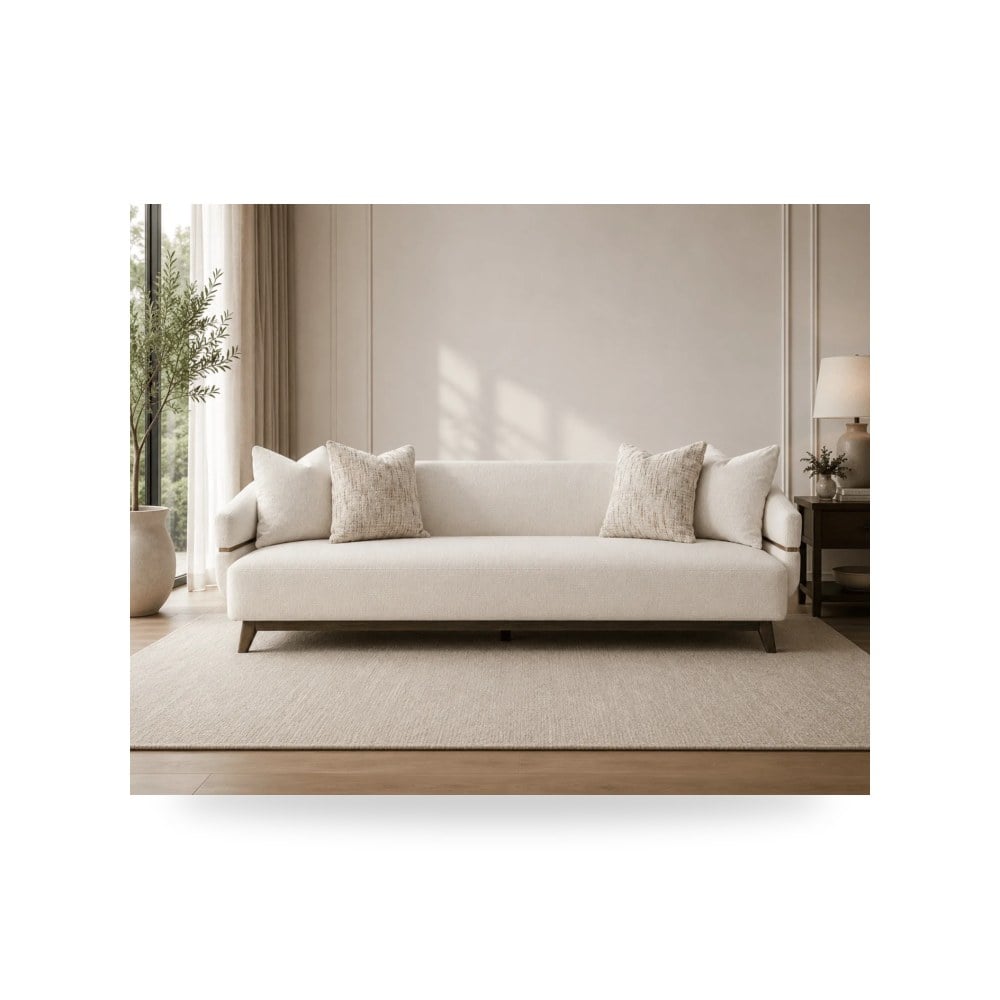 كنب وجلسات جلوس فاخرة - XL Sofas بيج موديل R0802 - طراز R0802-003040