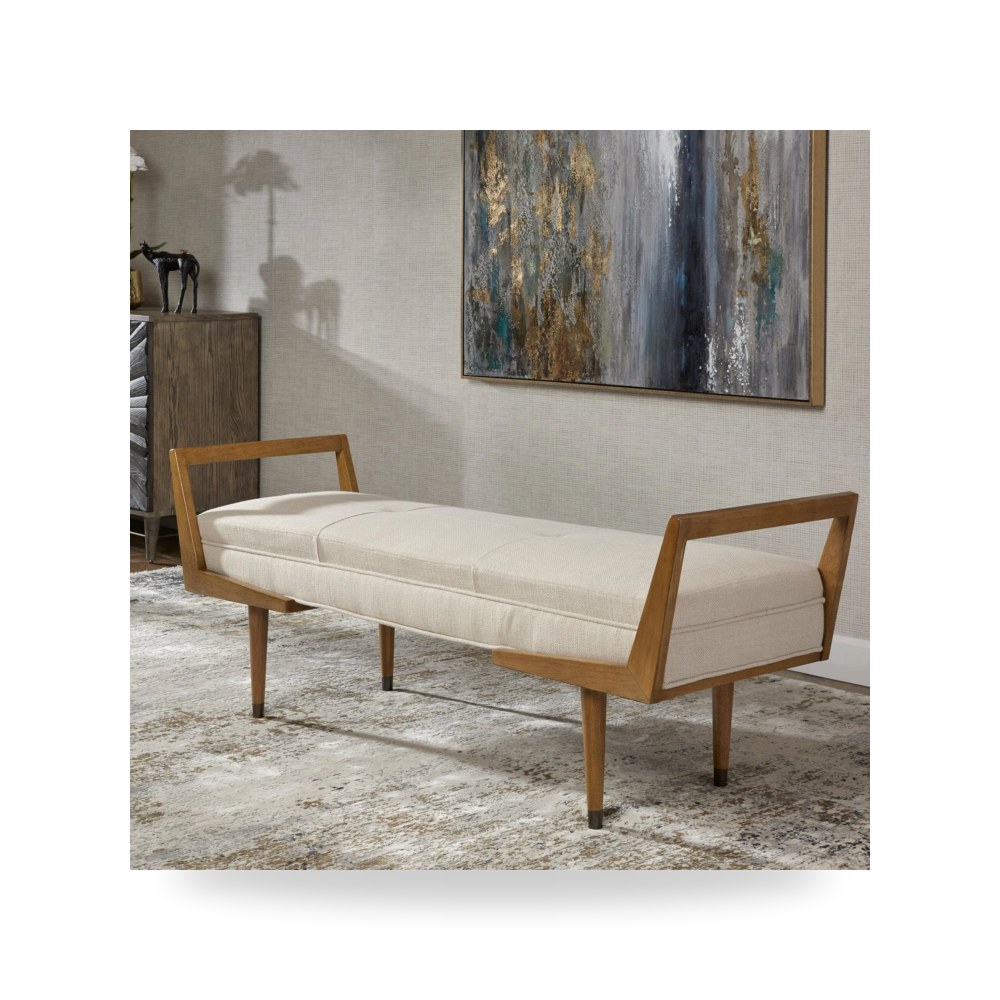 مقعد بنش جلوس منجد فاخر أترموست (Uttermost)