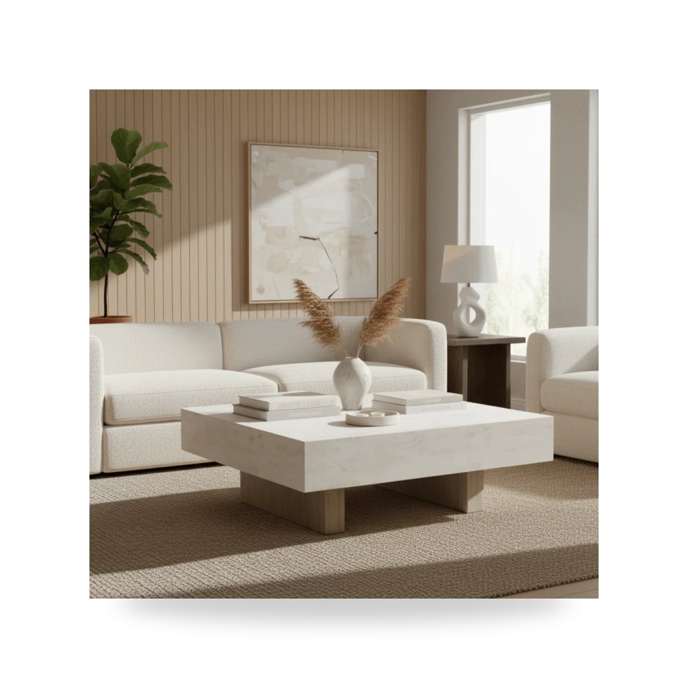 طاولة قهوة مربعات هندسية آشلي Ashley Furniture موديل T622 8 موديل T622-8