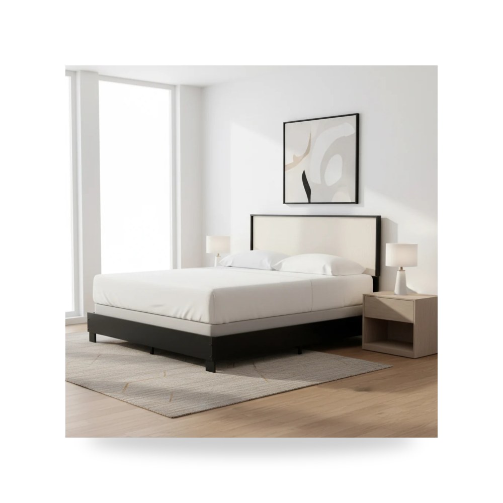 سرير نوم فاخر - سرير أحمر Kasteiner Ashley - طراز B4808-KingBedUPH