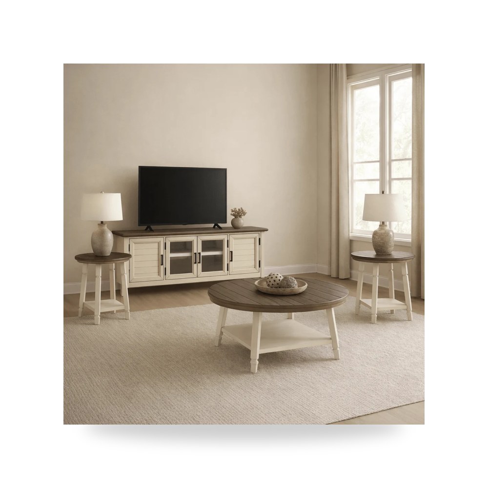 طاولة تلفزيون Bolanbrook Coffe موديل T377-Set