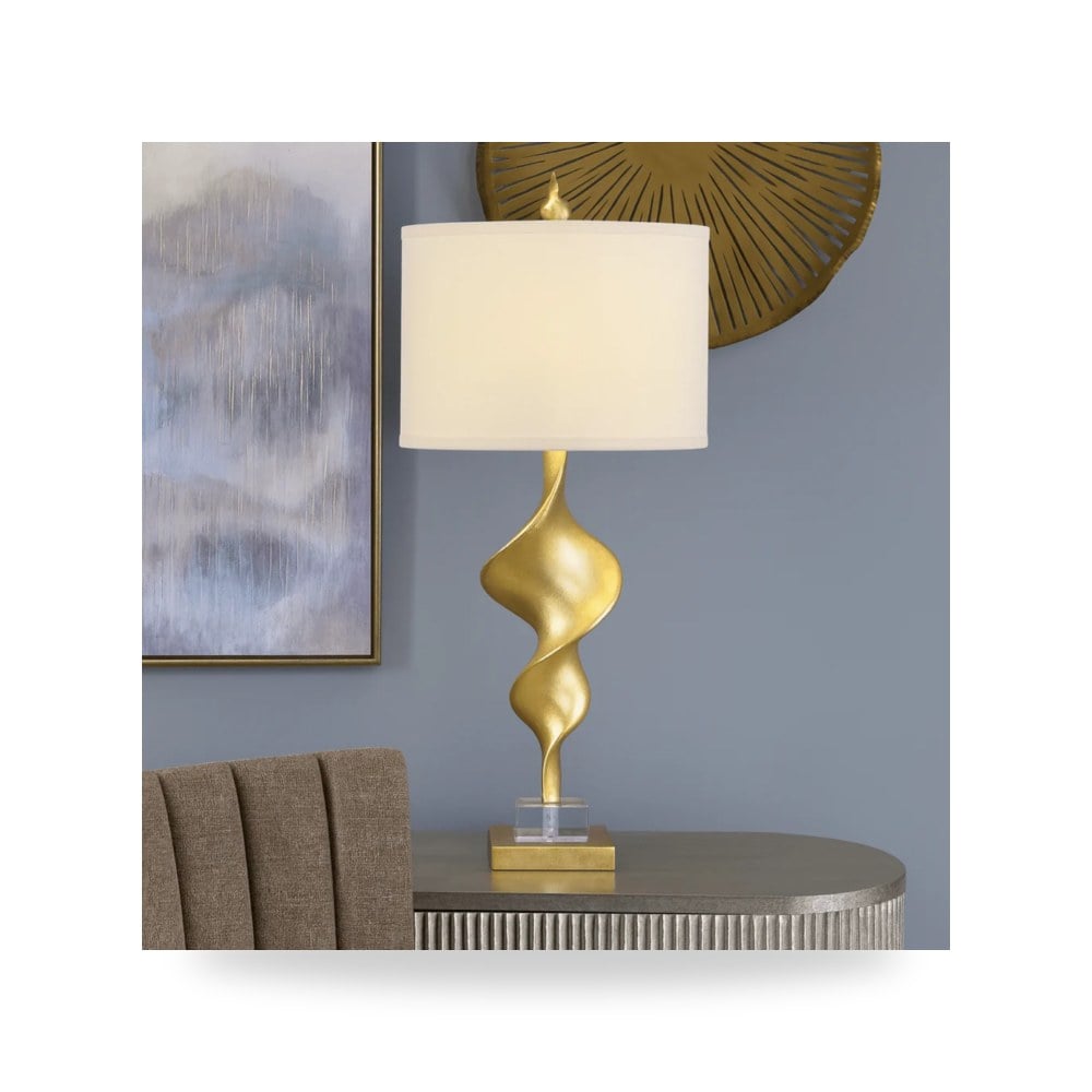 أباجورة إضاءة طاولة ومكتب 29" TH . 15" - 10"X15" - 10"X10" SHADE موديل CVAVP1670 Crestview
