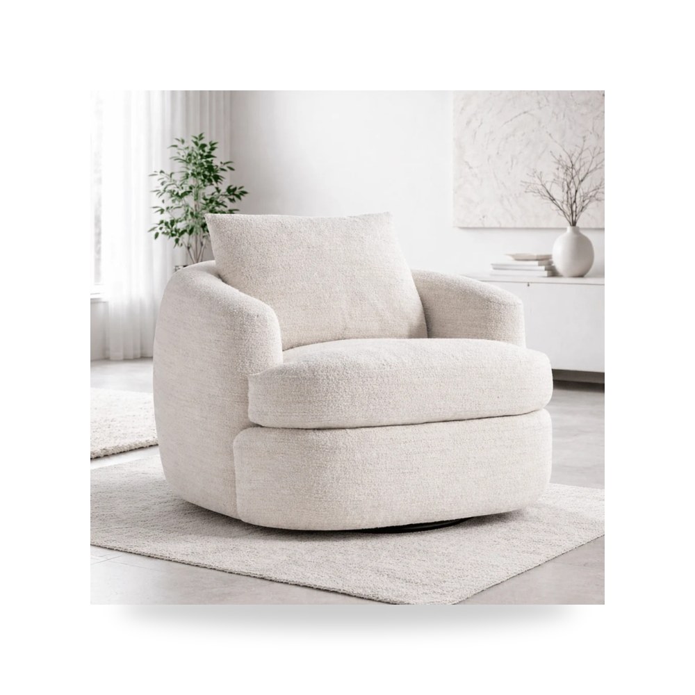 كرسي جلوس بتصميم أنيق - كرسي Swivel Bernhardt معتمد - طراز P1822SA