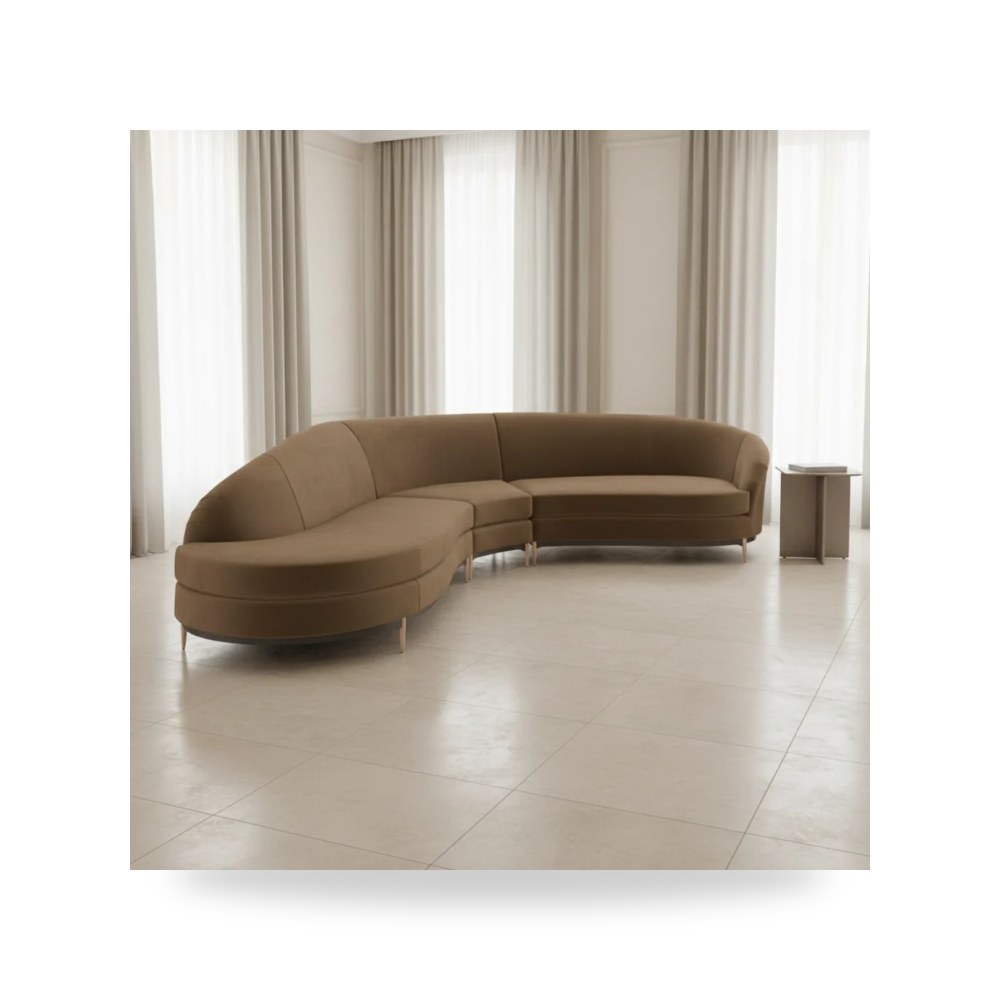 كنب زاوية أريكة مقطعية كاراكول Caracole موديل UPH 424